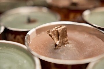 Close-Up of Handmade Trench Candle in a Tin Can