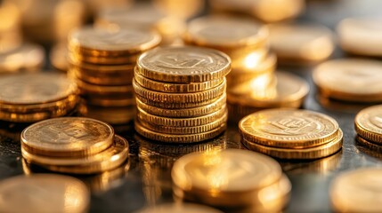 against financial charts.