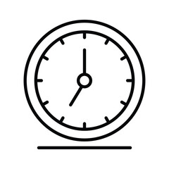 Check out our latest line style icon of wall clock