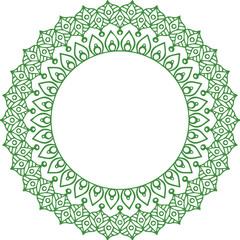 Beautiful flower art and mandala vector design