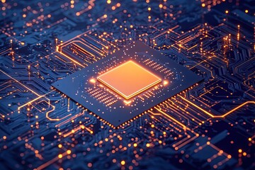 Circuit Board with Central Processor