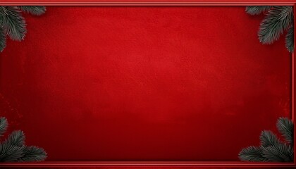 christmas red background with vintage texture and black vignette border elegant solid red holiday background with copy space