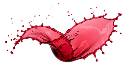 red wine splash