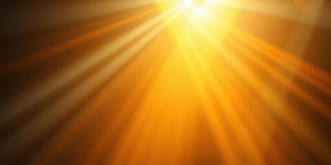 Obraz premium Golden Sun Rays Light Burst Abstract Background Warm Illumination
