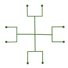 infographic line element 