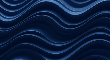 Abstract Blue Wave Background