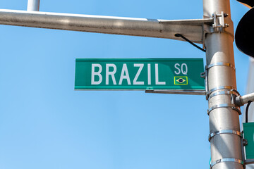 Brazil Sq plate ,Chambers St with Ferry St in Newark NJ, gets a second name in 2017