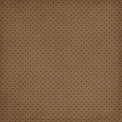Fototapeta premium Seamless brown polka dot pattern with subtle darker dots and soft texture. Warm vintage-style background perfect for wallpaper, textiles, packaging, scrapbooking, and classic design projects.