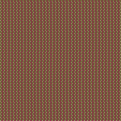 Seamless festive geometric pattern with tiny green and white motifs on a rich red background. Decorative, detailed, vibrant design ideal for holiday themes, fabric, wrapping paper, seasonal branding.