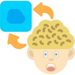 Cloud Think In Mind Icon