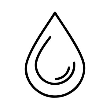 recommend clip art: Water drop outline vector illustration for graphic design resources and icon symbol representing water 