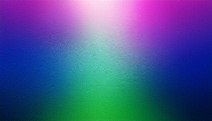 Fototapeta premium green blue purple pink color gradient rough abstract background shine bright light and glow template empty space grainy noise grungy texture on transparent background cutout