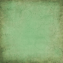 Obraz premium Vintage green textured background with subtle speckles and distressed dark edges. Soft, earthy, atmospheric design ideal for background, poster, scrapbooking, branding, creative vintage-style projects