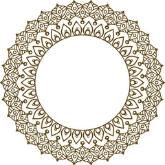 Beautiful flower art and mandala vector design