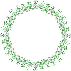 Beautiful flower art and mandala vector design