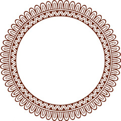 Beautiful flower art and mandala vector design