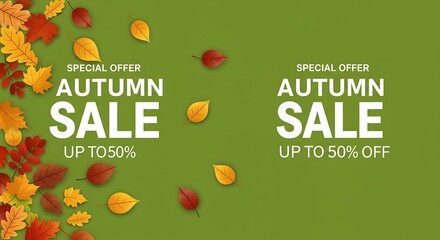 Autumn Hues Sale Event AI Generated