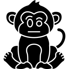 Suspicious Monkey Icon