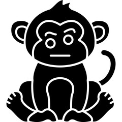 Monkey Eyebrows Icon