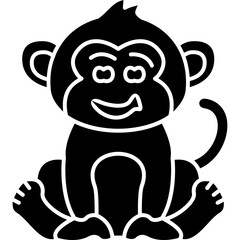 Grinning Monkey Icon