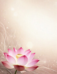 background with lotus flowers