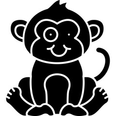 Zany Monkey Icon