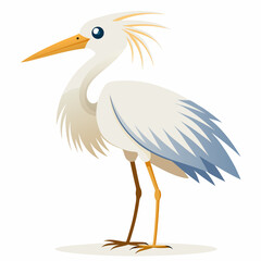 Obraz premium white stork in flight