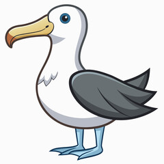 illustration of a cartoon duck