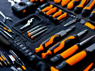 A bunch of tools that are sitting on a table