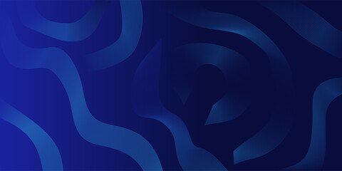 Blue abstract background. Geometric lines pattern. Modern shiny blue gradient lines. Futuristic technology graphic design. Suit for business, cover, header, wallpaper, corporate, website, flyer