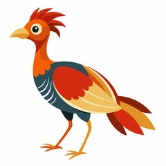 rooster isolated on white