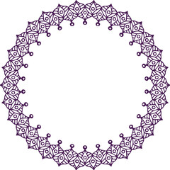 Beautiful flower art and mandala vector design