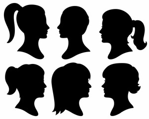 silhouette of a woman