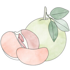Hand drawn with Pomelo.Creative illustration in flat style.