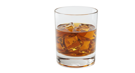 Enjoying a Glass of Whiskey with Ice for Relaxing Evenings at Home