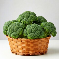 broccoli in a basket
