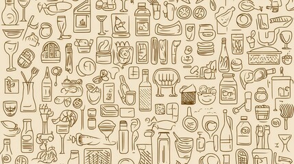 Minimalist Line Art Symbols for Creative Design Projects