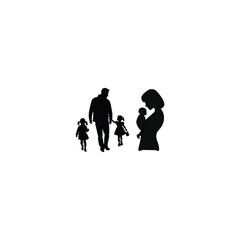Family  silhouette 