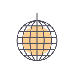 LIGHTING BALL vector icon stock illustration