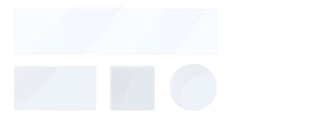 Fototapeta premium PNG Screen Rectangle Brilliant Plastic Surface with Shadow Effect, Isolated Object, PNG Light Glare, Art Concept Banner for Technology or Laptop Mockup png