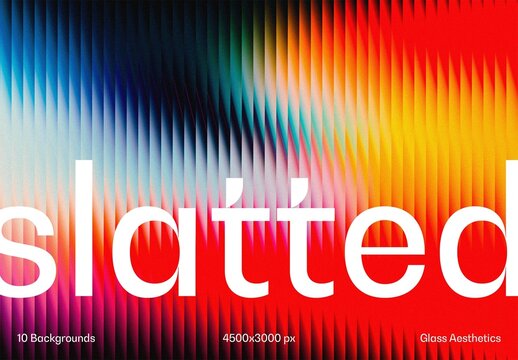 Slatted Glass Background Textures