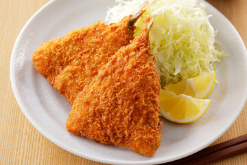 アジフライ　Fried horse mackerel