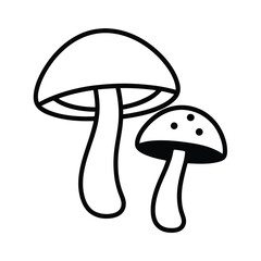 vector illustration of mushroom