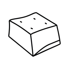 black and white tofu.