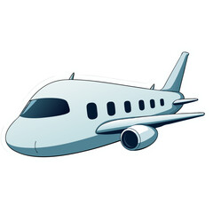 airplane isolated on white background