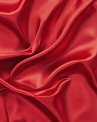 Vibrant plain red background with a smooth glossy finish