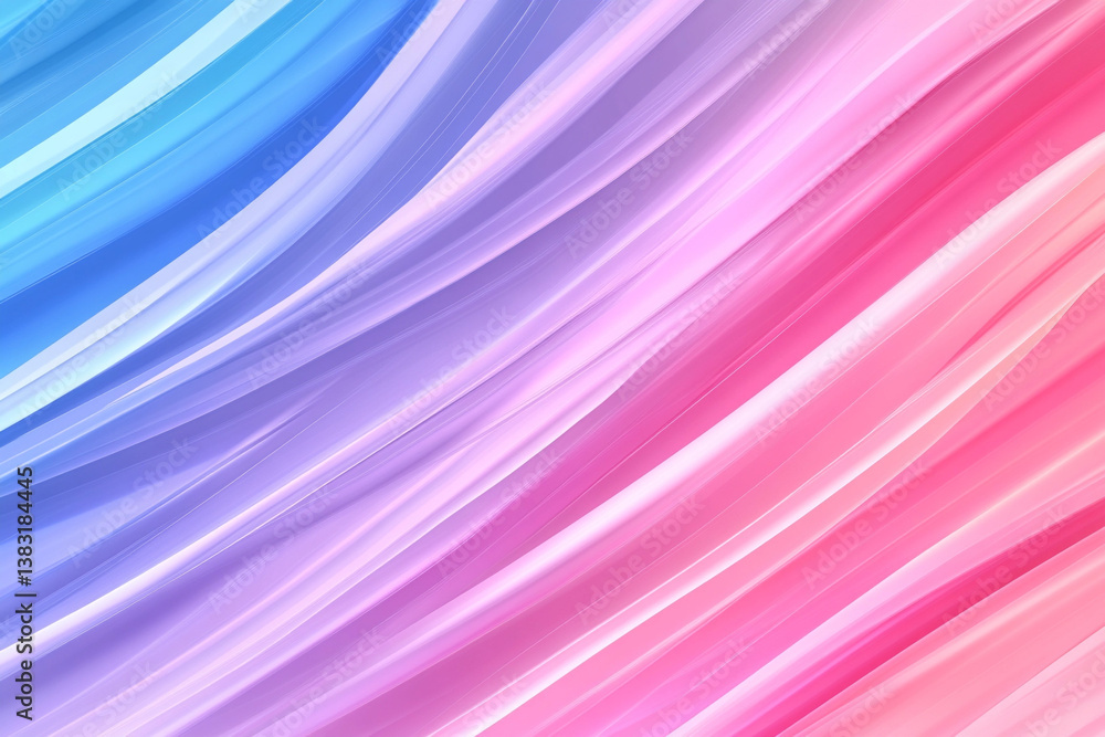 Aufkleber soft gradient background featuring baby blues and pinks creating a serene visual effect