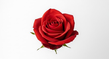 Crimson Bloom: Soft Light Study AI Generated