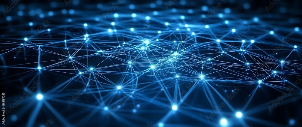 Poster the concept of internet network connectivity and advanced communication systems represents the futur