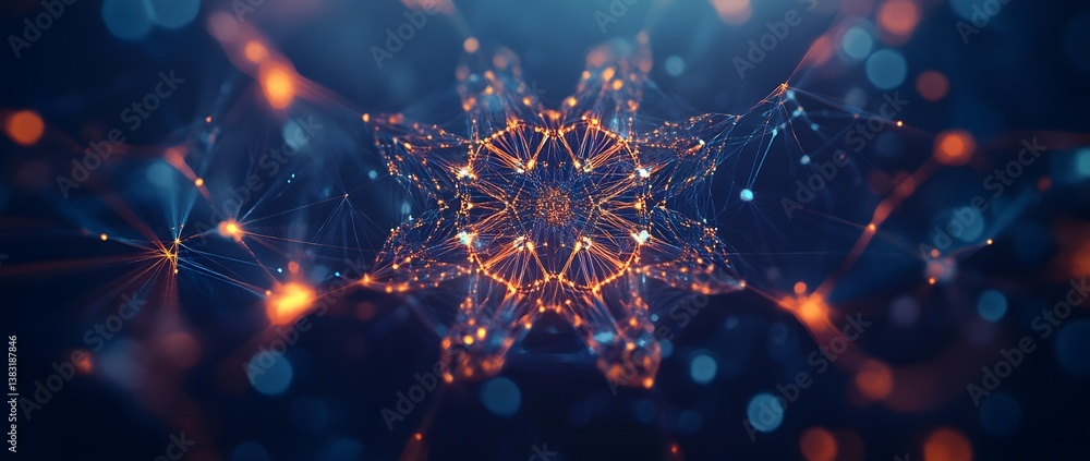 Poster the concept of internet network connectivity and advanced communication systems represents the futur
